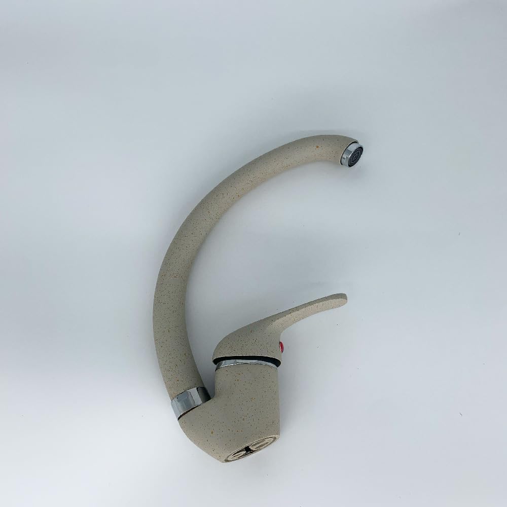 Ambrosiana SEI1406AVE Hahn Spültisch Küche / Waschraum mit Reed Hoch Serie sind Messing Belüfter mit