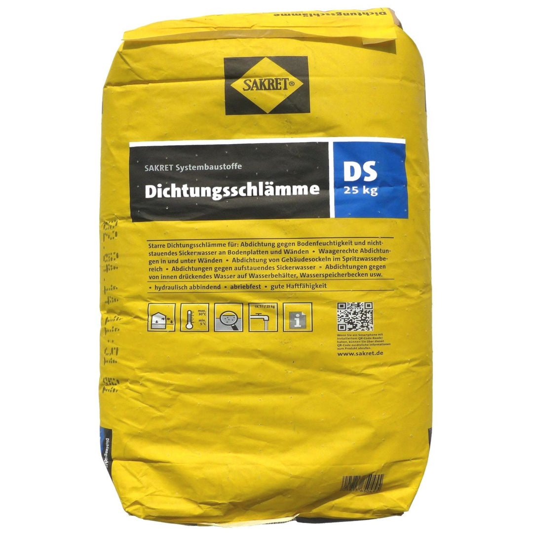 25 Kg SAKRET Dichtschlämme 0,89€/Kg mineralisch, hydraulisch erhärtend,