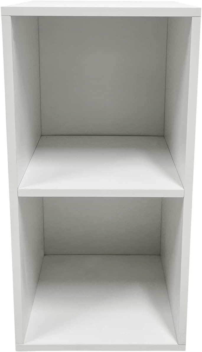 VDD Schrank für Vinyl-LP-Schallplatten - 2 Fächer - weiss