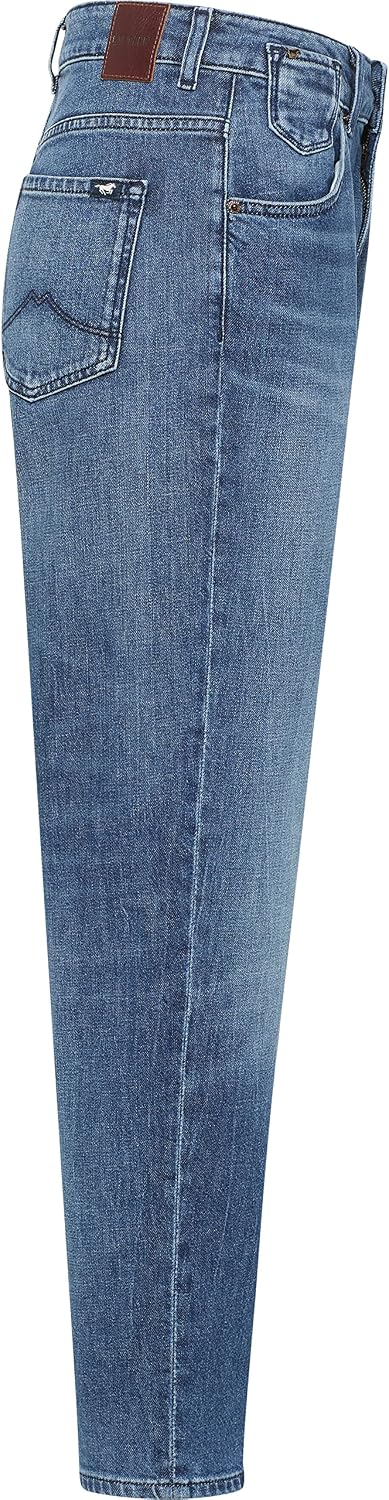 MUSTANG Damen Charlotte Tapered Jeans Hose 25W / 32L Blau, 25W / 32L Blau