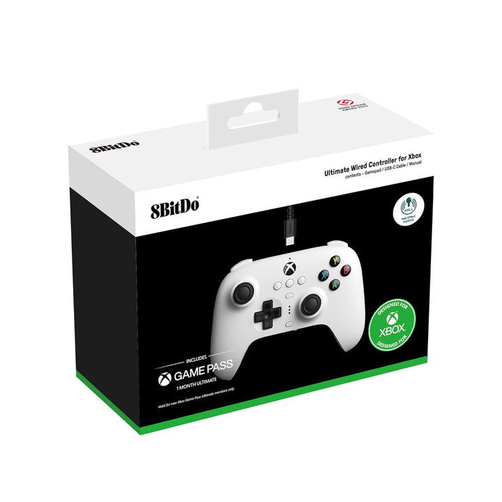 8Bitdo Ultimate Wired Controller for Xbox, Hall Effect Joystick Update, Compatible with Xbox Series