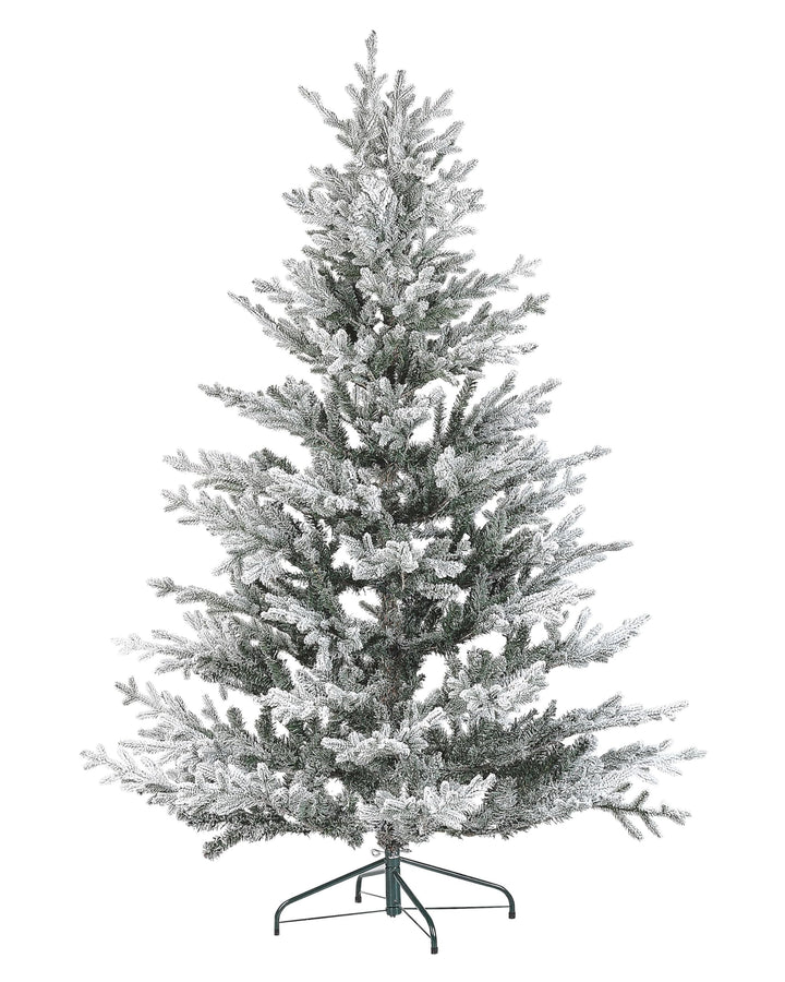 Künstlicher Weihnachtsbaum grün/weiss 180 cm mit Kunstschnee bedeckt Brisco
