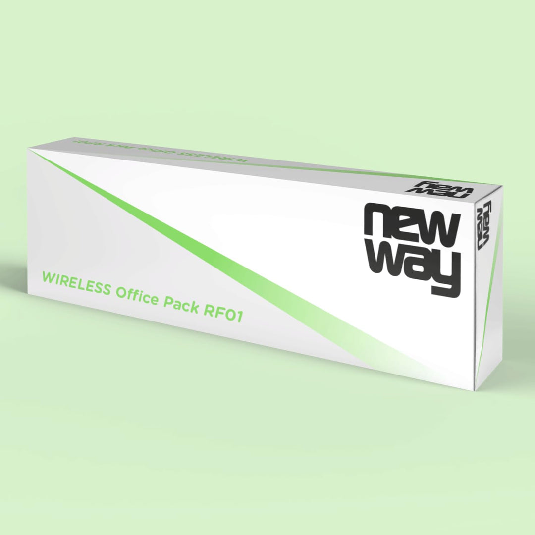 NEWWAY RF01 Kabellose Tastatur mit Pad – Französische kabellose Tastatur (AZERTY) 97 Tasten 13 Multi