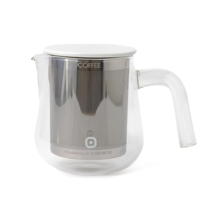 Carl Henkel - ARCA X-Tract Brew Kaffee Dauerfilter 0,5 l mit klarem Griff - Kaffeebereiter für 2-3 T