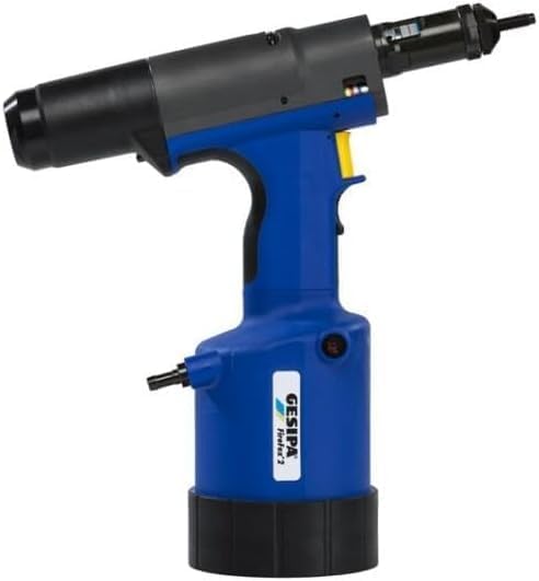 Blindnietmuttern-Setzgeraet FireFox 2 - Inklusive Gewindedorne und Mundstücke für M4-M8 mm, 1 Stück,