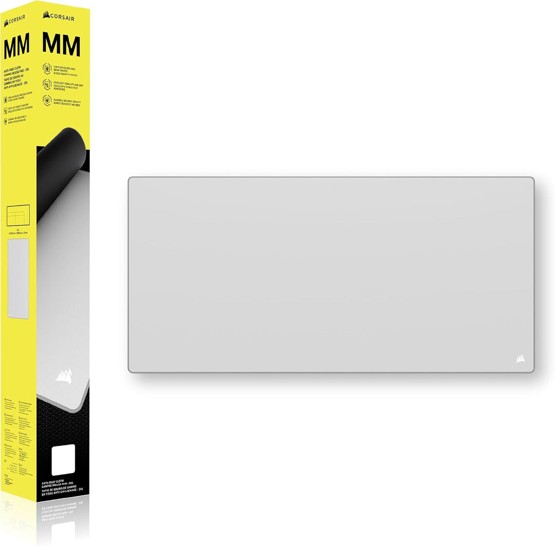 Corsair MM Ausfransfestes Stoff-Gaming-Mauspad – XXXL (1220 x 590mm), Oberfläche aus Mikrogewebtem S