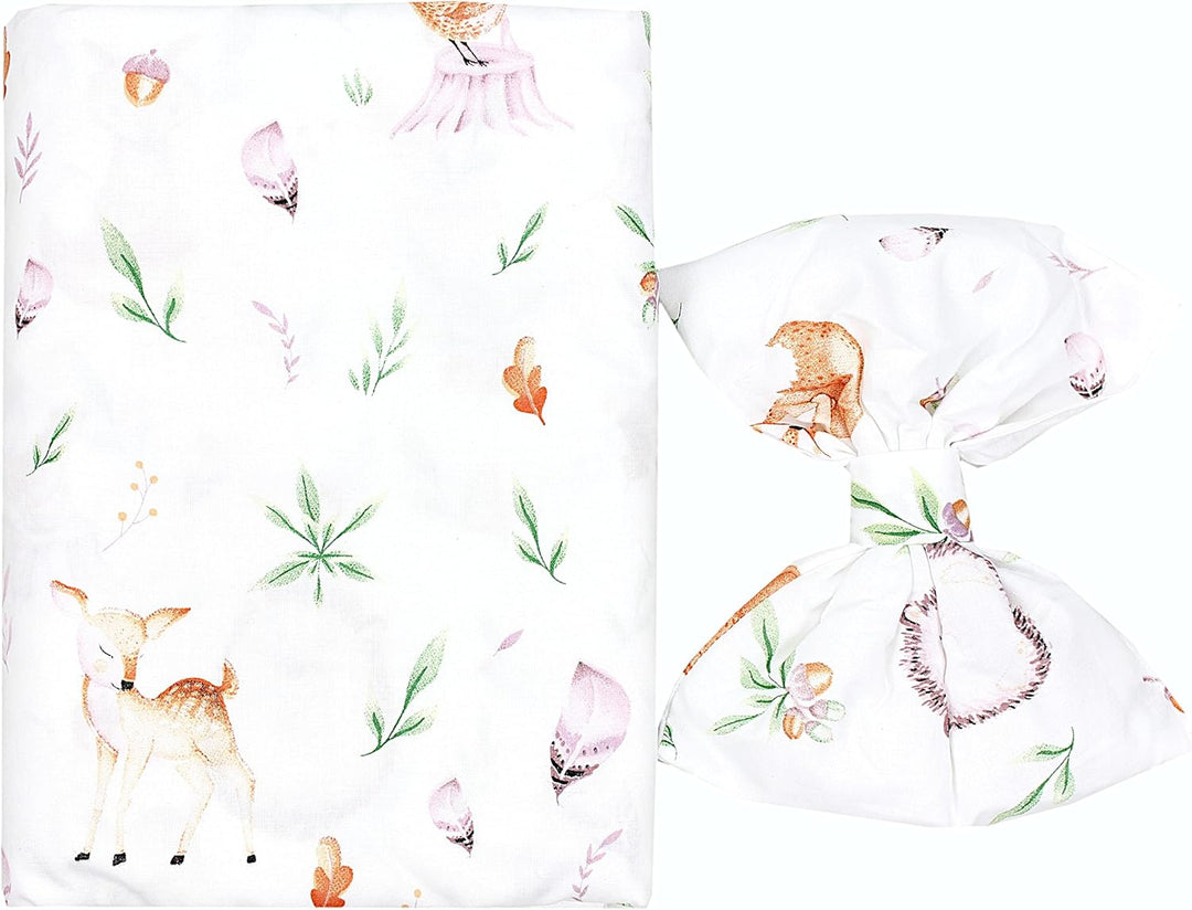 TupTam Babybett Himmel mit Schleifchen, Farbe: Lichtung/Rehe, Grösse: ca. 160x240 cm ca. 160x240 cm