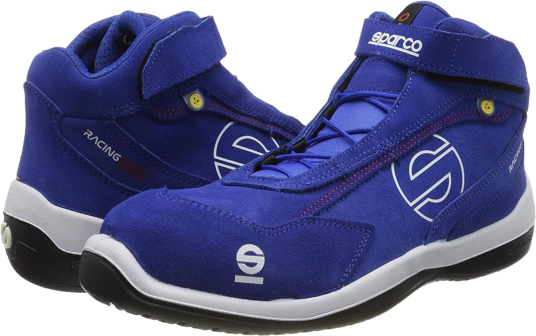 Sparco Unisex Racing EVO Industrial Shoe, Blau, 43 EU