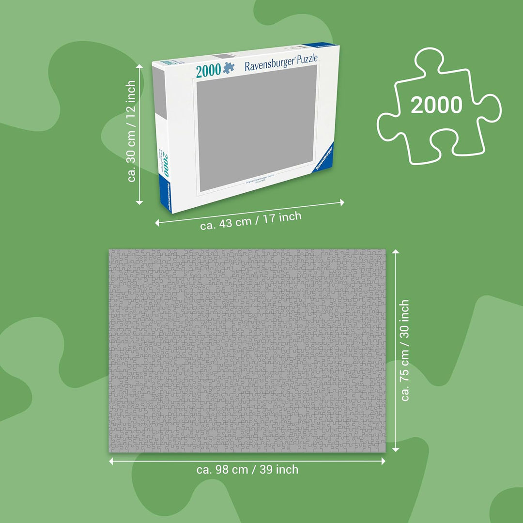 Ravensburger Puzzle 2000 Teile Weltkarte, antik 16633 Single, Single