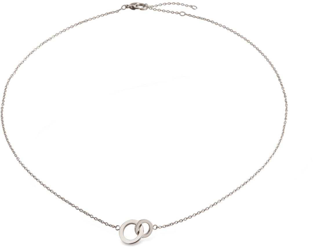Boccia Damen Halskette in der Farbe Silber poliert, antiallergen, 48cm, 08033-01