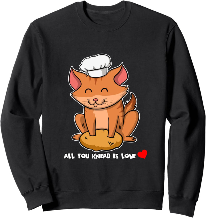 Alles was man braucht ist eine Katze und Liebe Sweatshirt
