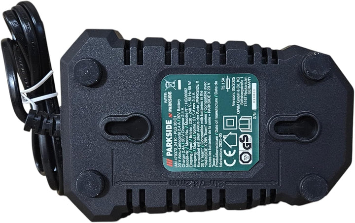 Parkside Ladegerät der X20V Serie für Akku Pap 20 A1
