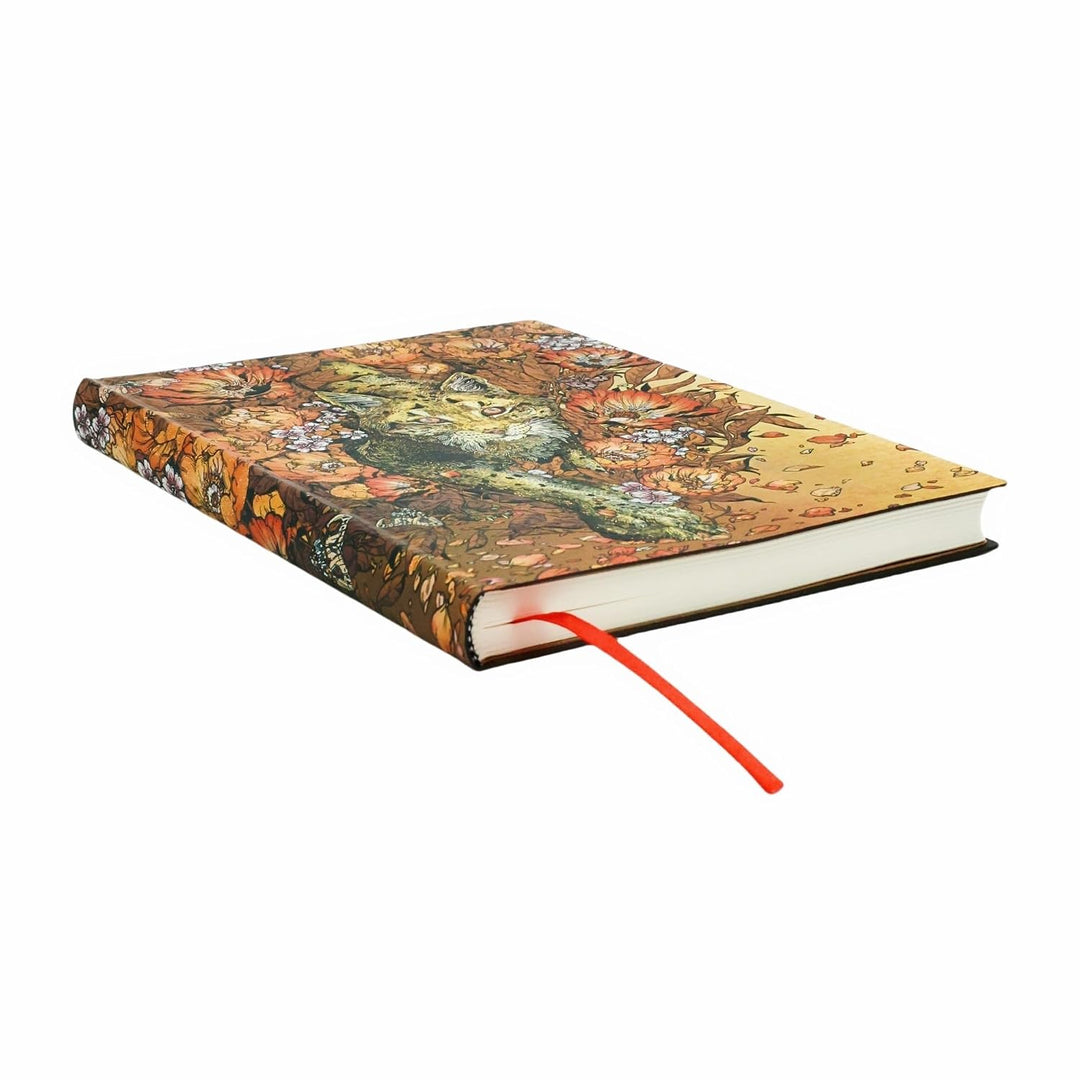Lynx Rising (Erica Williams Art) Midi Lined Softcover Journal (Elastic Band Closure), Terminkalender