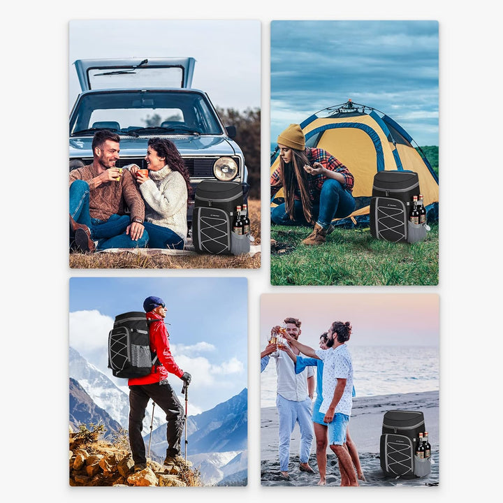 Maelstrom Kühlrucksack 35/50 Dosen, Isolierter Cooler Rucksack Auslaufsicher, Grosse Kühltasche Ruck