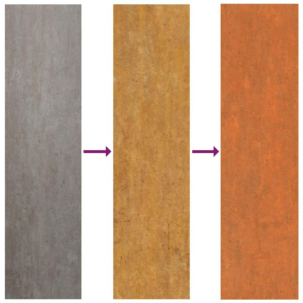 vidaXL Dachplatten 12 Stk., Trapezblech Wellblech, Dachblech Profilblech für Gerätehaus, Metallblech
