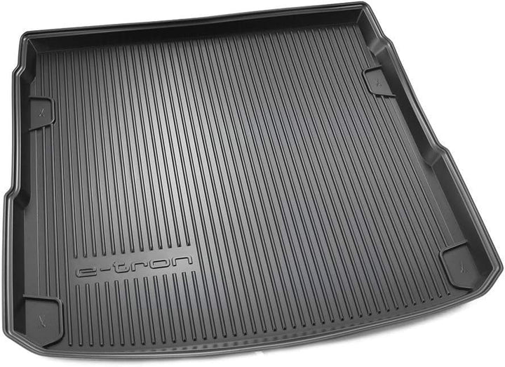 Audi 4KE061180 Gepäckraumschale Kofferraumschale Schutzmatte Einlage Schale mit E-tron Schriftzug, A