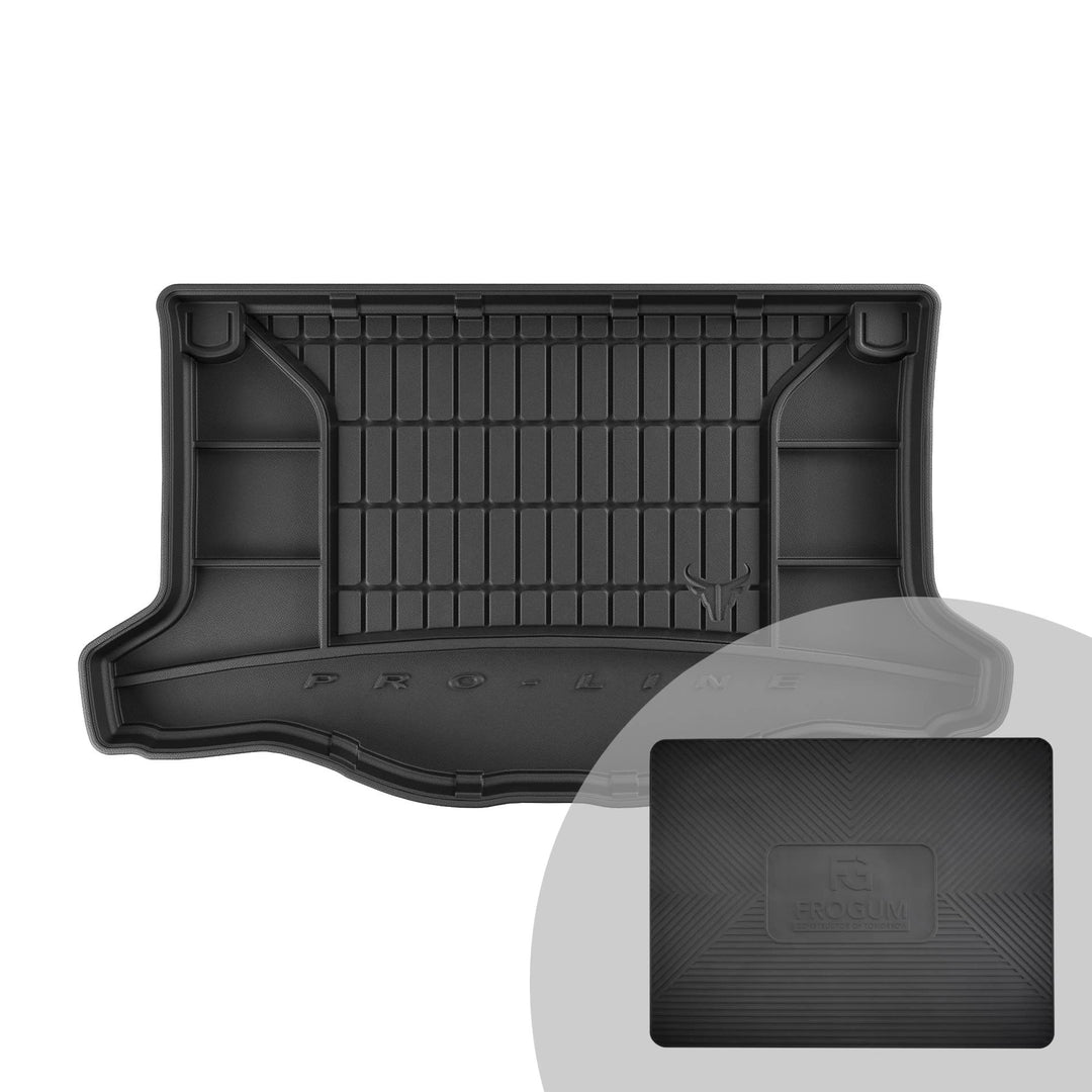 FROGUM ProLine 3D Gummimatte Exklusive Auto Kofferraummatte Kofferraumwanne für Honda Jazz IV 2013-2