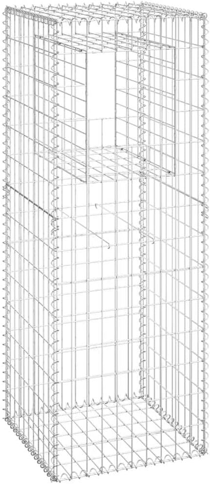 vidaXL 2x Gabionensäule Gabionen Gabione Säule Säulen Steingabionen Steinkorb Drahtkorb Gabionenkorb