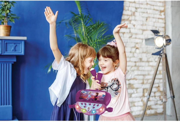 LEXIBOOK S160FZ Disney Frozen Eiskönigin, Standlichtlautsprecher für Kinder, musikalisches Spiel, ve