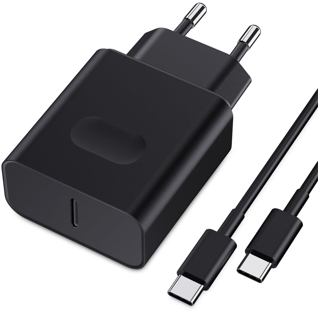 45W USB C Schnellladekabel und Schnellladegerät Ladegerät für Samsung Galaxy S25/S24/S23/S22/S21/S20