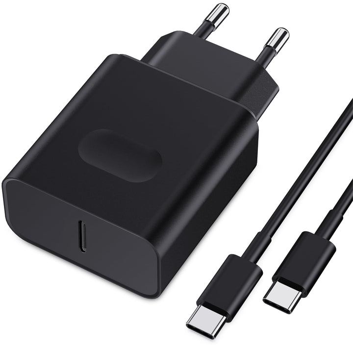 45W USB C Schnellladekabel und Schnellladegerät Ladegerät für Samsung Galaxy S25/S24/S23/S22/S21/S20