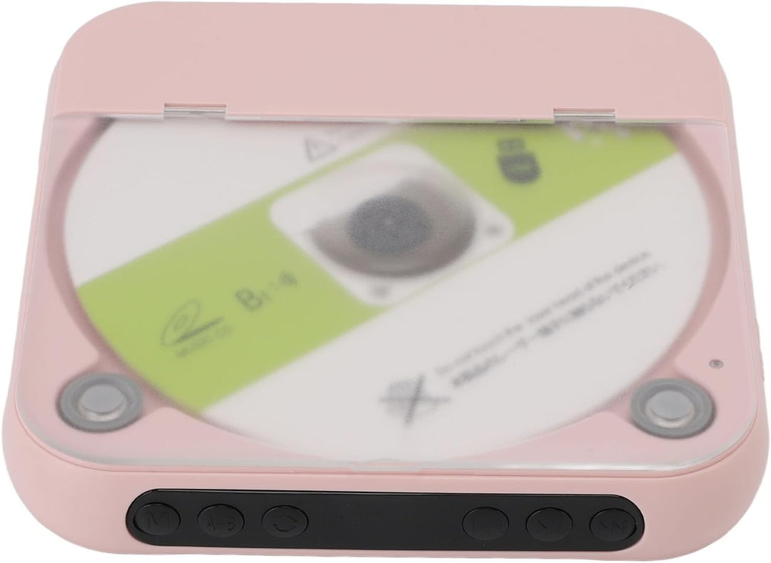 CD Player Tragbarer Bluetooth, Kompakt CD Player mit 2000 mAh Support CD R, CD RW, MP3, WMA, Music P