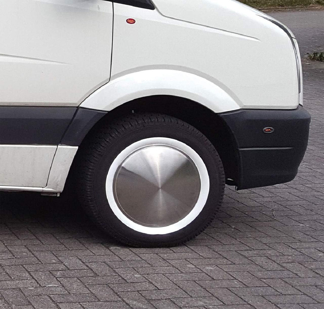 Universell passendes Radzierblendenset (2 Stück) 13 Zoll - Moon Caps für PKW, Oldtimer, Youngtimer (