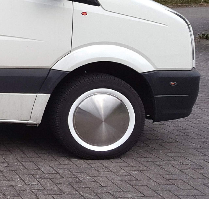 Universell passendes Radzierblendenset (2 Stück) 13 Zoll - Moon Caps für PKW, Oldtimer, Youngtimer (