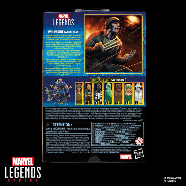 Marvel Legends Series Wolverine (WWII Logan) X-Men Comics Action-Figur, Wolverine