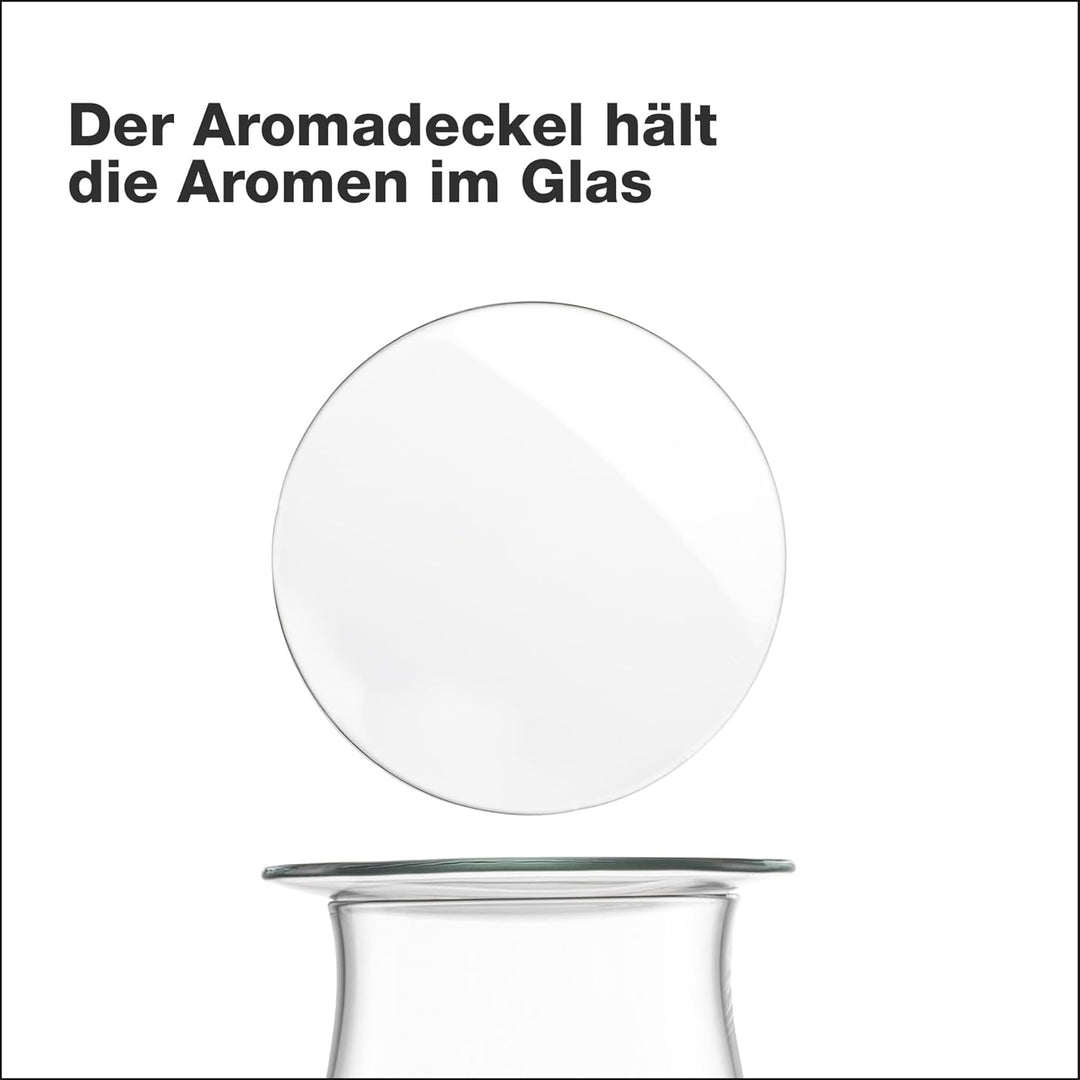 EISCH Malt Whisky Gläser JEUNESSE – Set aus 2 Whisky Gläsern mit AromaDeckel für eine optimale Arome