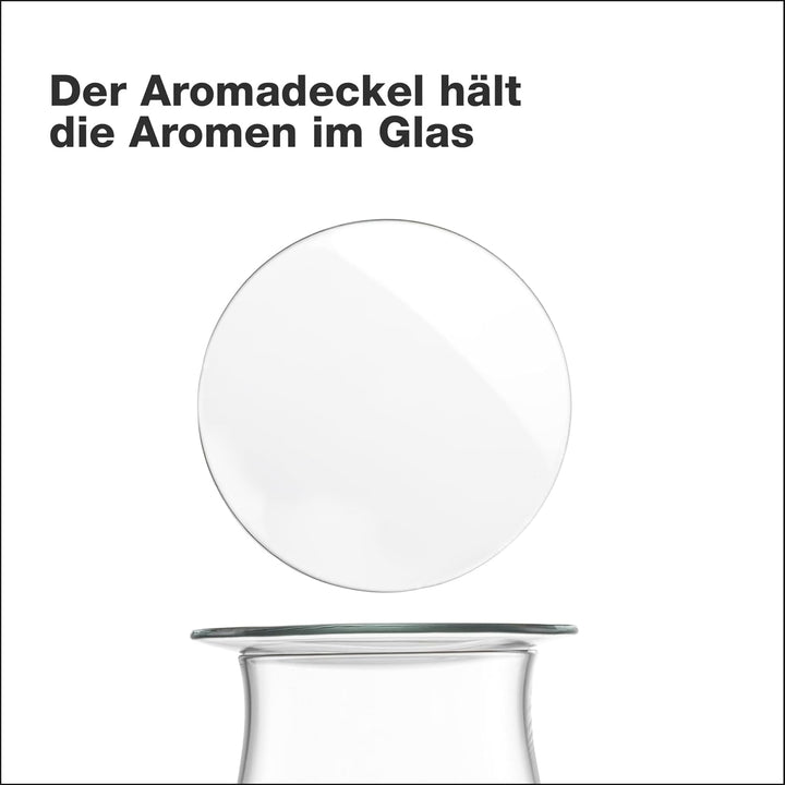 EISCH Malt Whisky Gläser JEUNESSE – Set aus 2 Whisky Gläsern mit AromaDeckel für eine optimale Arome