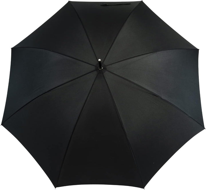 Doppler XXL Golfschirm - Partnerschirm Fiberglas mit Stabgriff - schwarz, schwarz