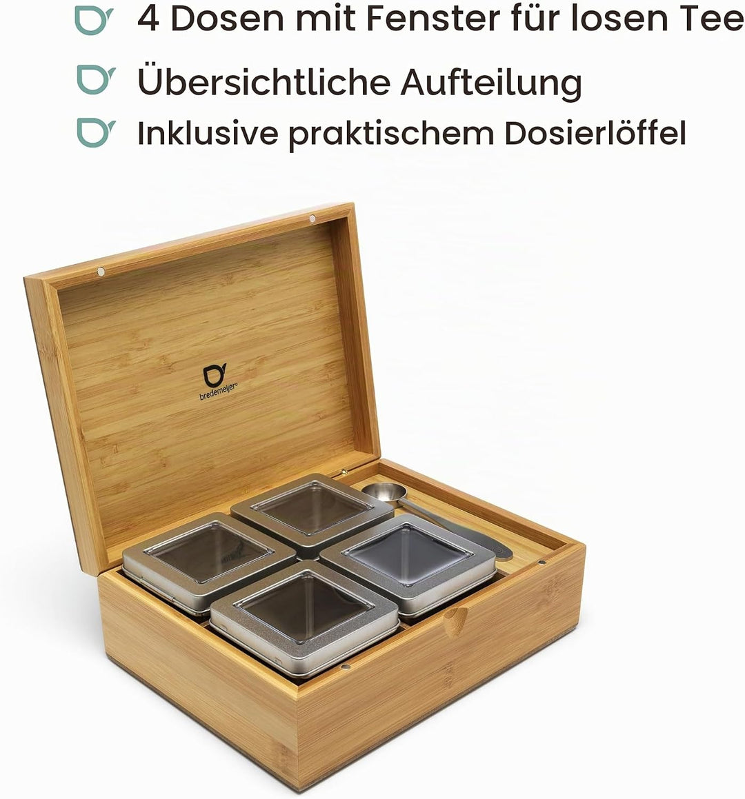 Bredemeijer Teebox, Braun, 237x181x85mm