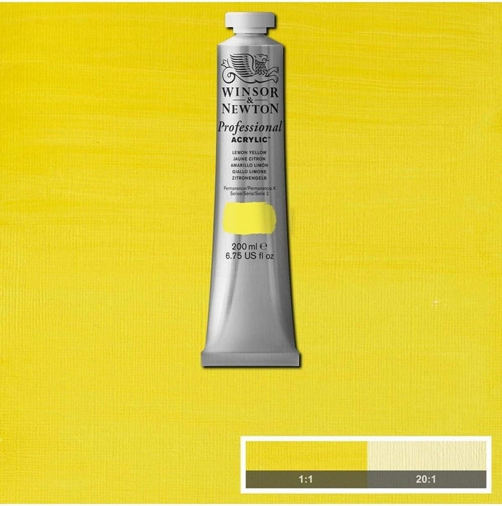 Winsor & Newton 2337346 Professional Acrylfarbe in Künstlerqualität, hohe Farbbrillanz & Deckkraft,