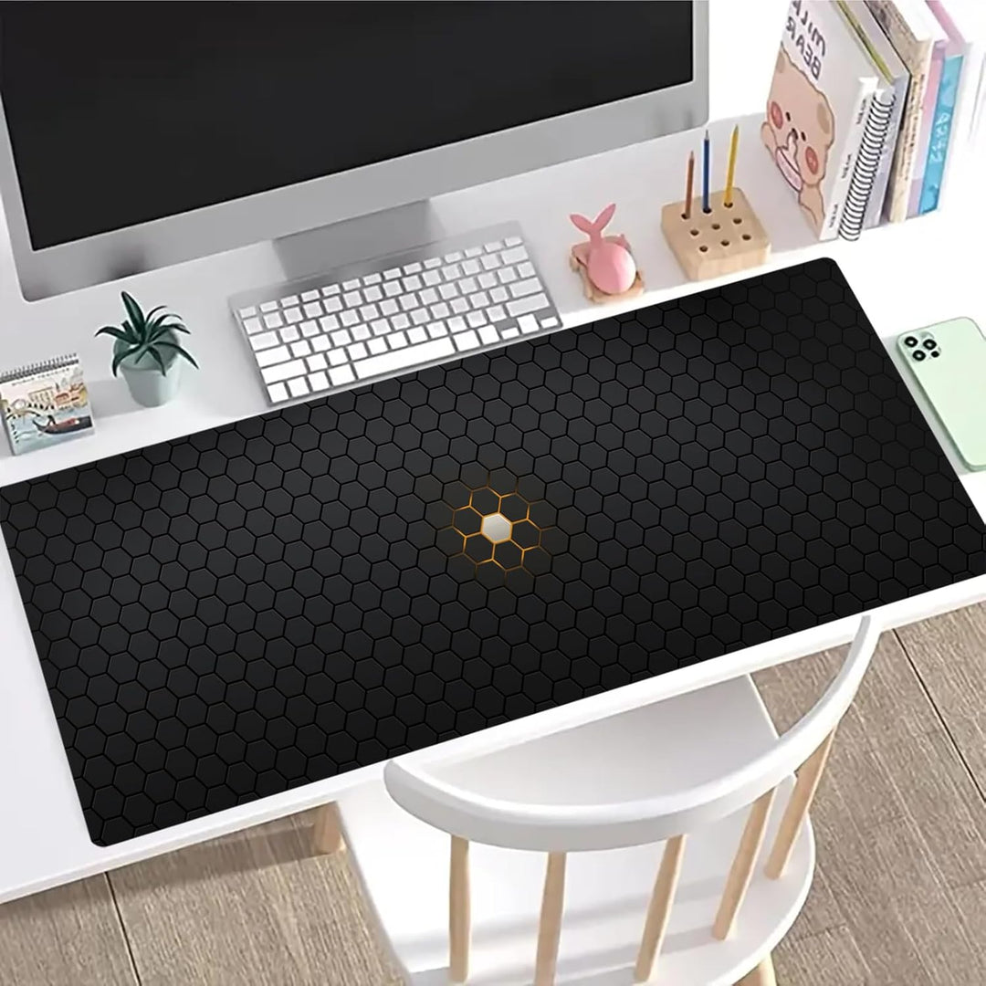 Gaming Mauspad XL,800 x 400 mm,Spritzwassergeschütztes Premium-Gaming-Mauspad,Verbessert Präzision u