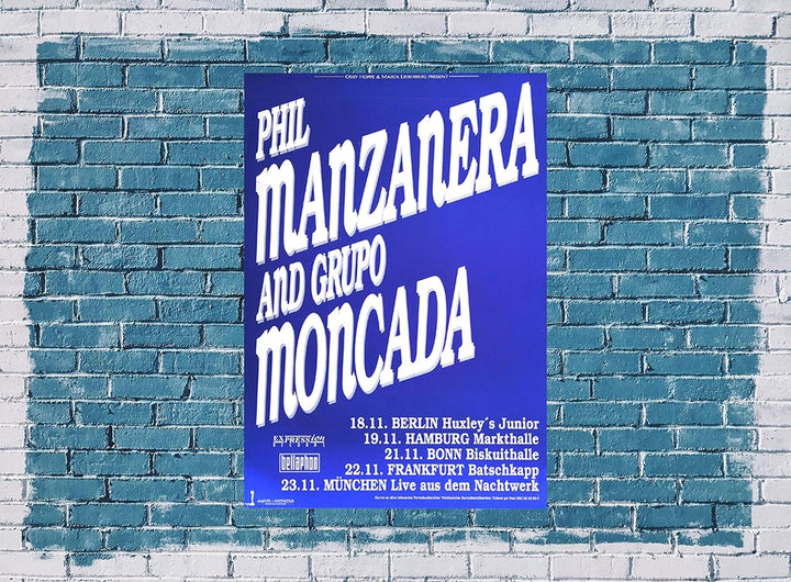 Phil Manzanera - Listen Now, Tour 1977 » Konzertplakat/Premium Poster | Live Konzert Veranstaltung |
