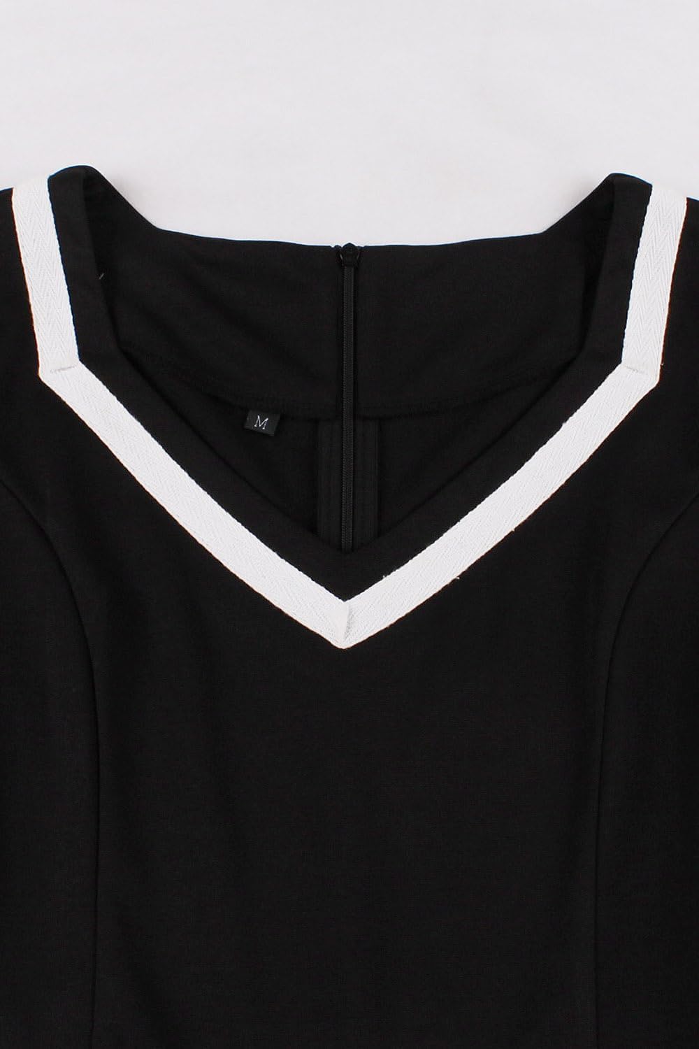 AXOE Damen 50er Jahre Kleider Rockabilly Petticoat Vintage L Schwarz, L Schwarz