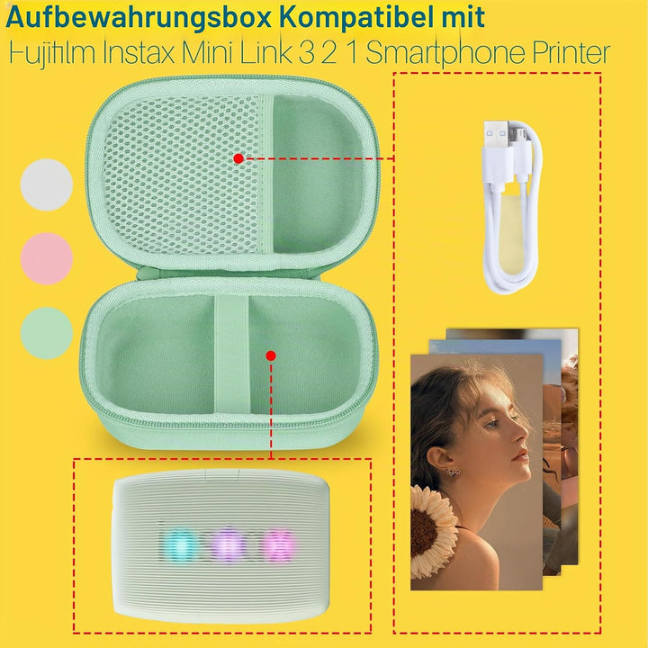 Hart Schutz Hülle Etui für Fujifilm INSTAX Mini Link 3/ INSTAX Mini Link 2/ INSTAX Mini Link Smartph