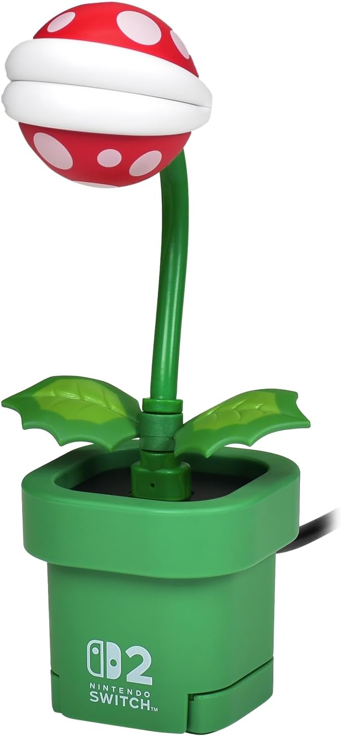HORI Super Mario Piranha Plant Camera Stand for Nintendo Switch 2, Official Licensed Product