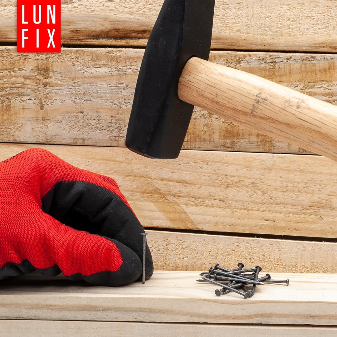 Lun Fix Drahtstifte 1,4 x 32 mm - 5kg Holznägel für Bauarbeiten Unverzinkter Baunägel Stahlnägel 32m
