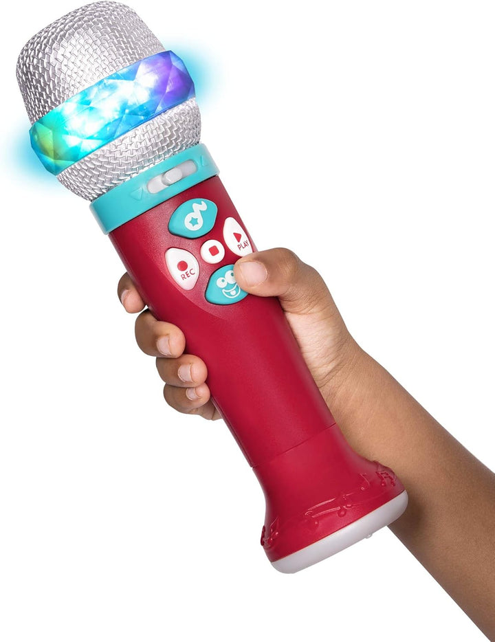 Battat – Musikalisches Lichtshow-Mikrofon – Beleuchtetes und stimmveränderliches Mikrofon – Aufnahme
