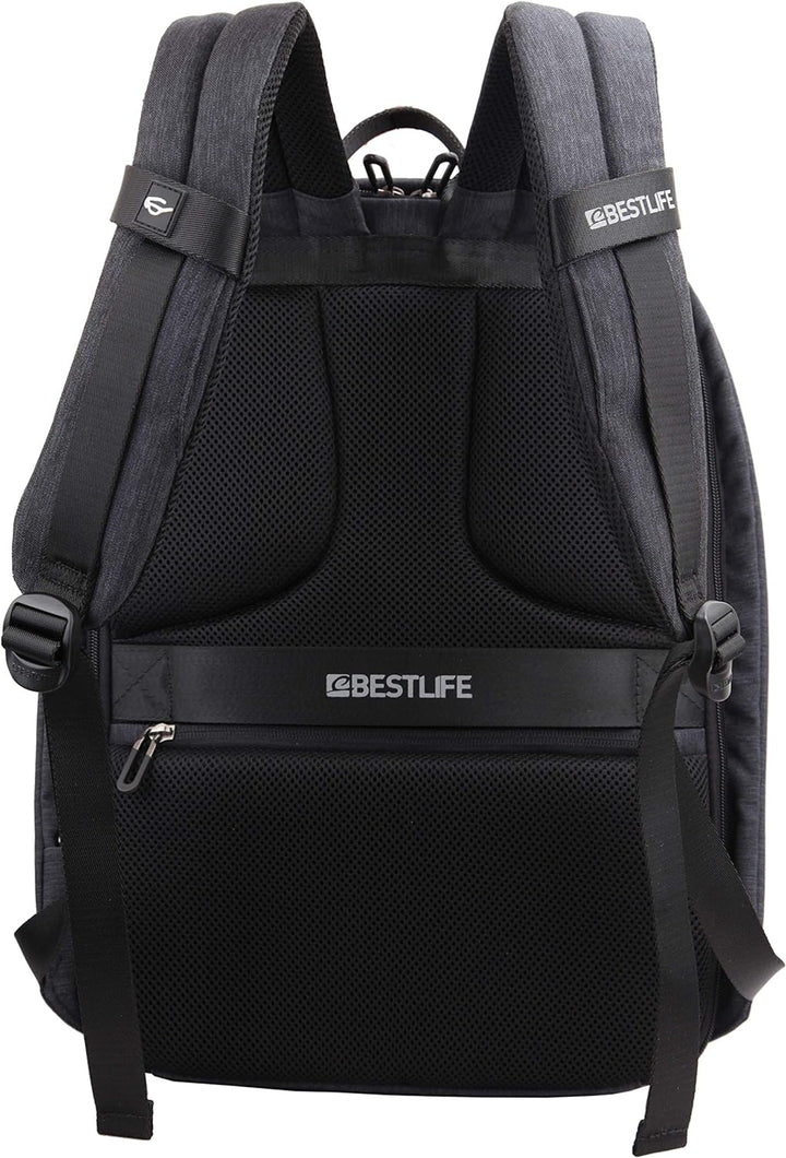 Best Life Travelsafe Murada Rucksack, 46 cm, 23 Liter, Grau