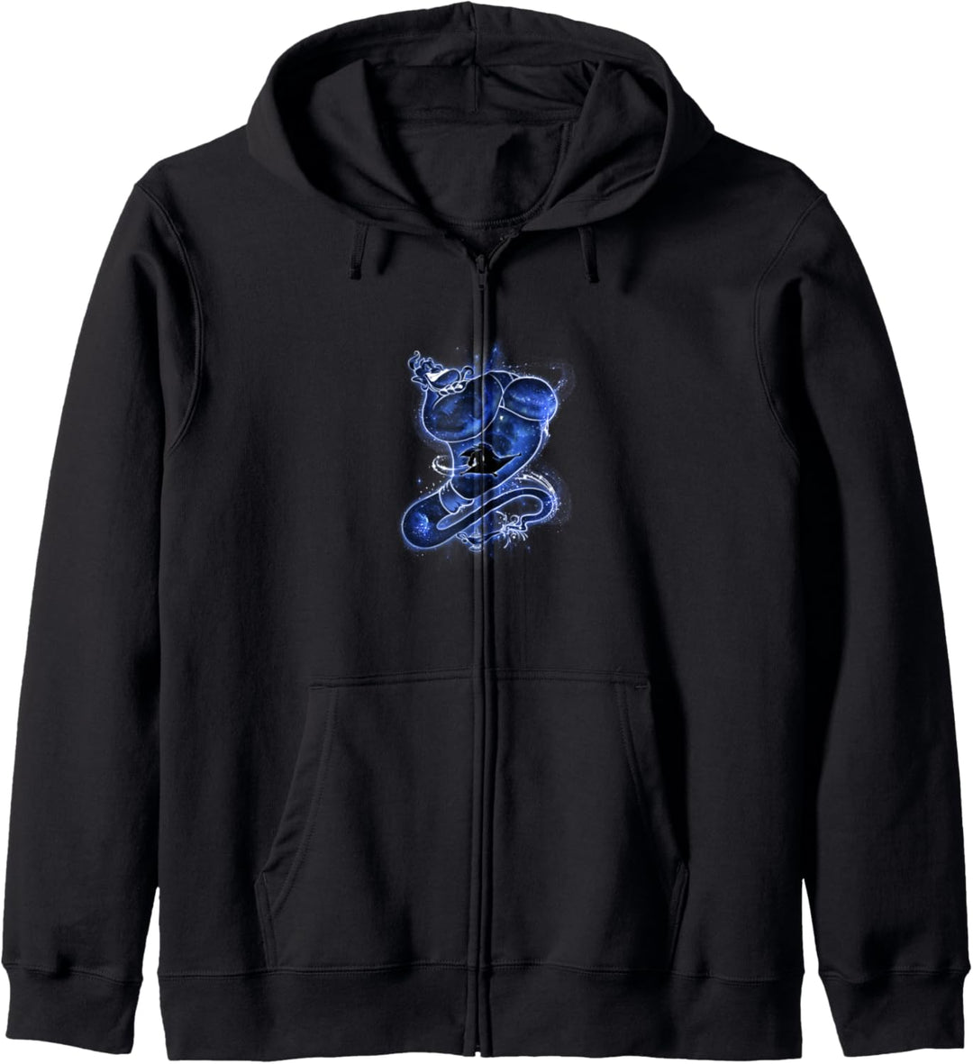 Disney Aladdin Group Shot Giant Blue Genie Silhouette Kapuzenjacke