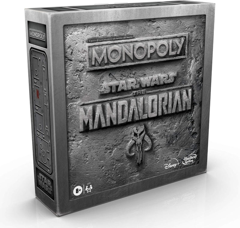 Hasbro Monopoly Star Wars The Mandalorian, Spiel in Box, inspiriert von der TV-Serie The Mandalorian