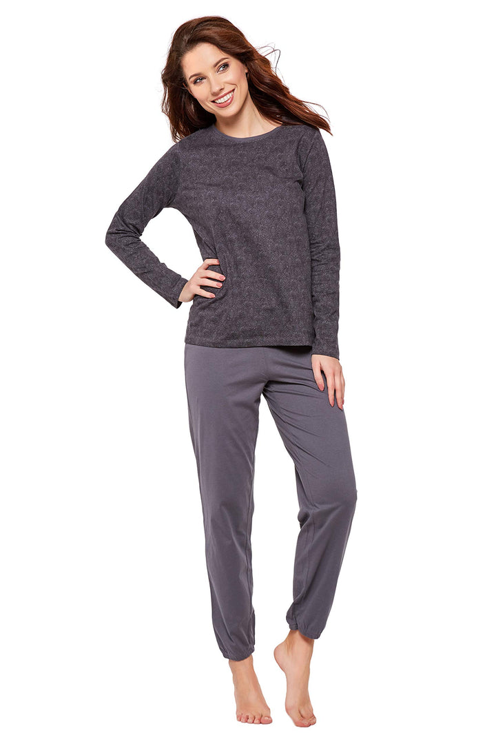 Moonline moderner und bequemer Damen Pyjama/Shorty, mit weicher Baumwolle, Verschiedene Modelle S An