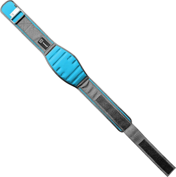 Gewichthebergürtel, Fitnessgürtel, in blau, grau und rot, Grössen M bis XL, bequem, sicher und extra