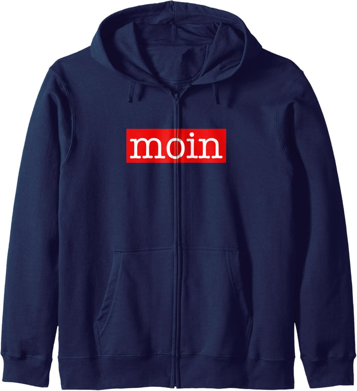 Cooles Moin Logo Norddeutsch Ostfriesland Hamburg Küste Kapuzenjacke