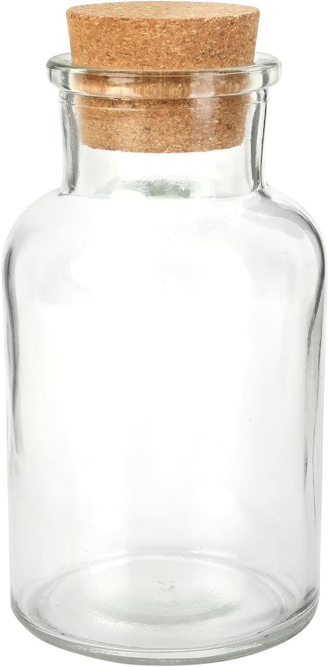 Schramm® Gewürzgläser 150 ml rund 10,3 x 5,8 cm wählbar 6, 12 oder 24 Stück mit Kork Verschluss inkl