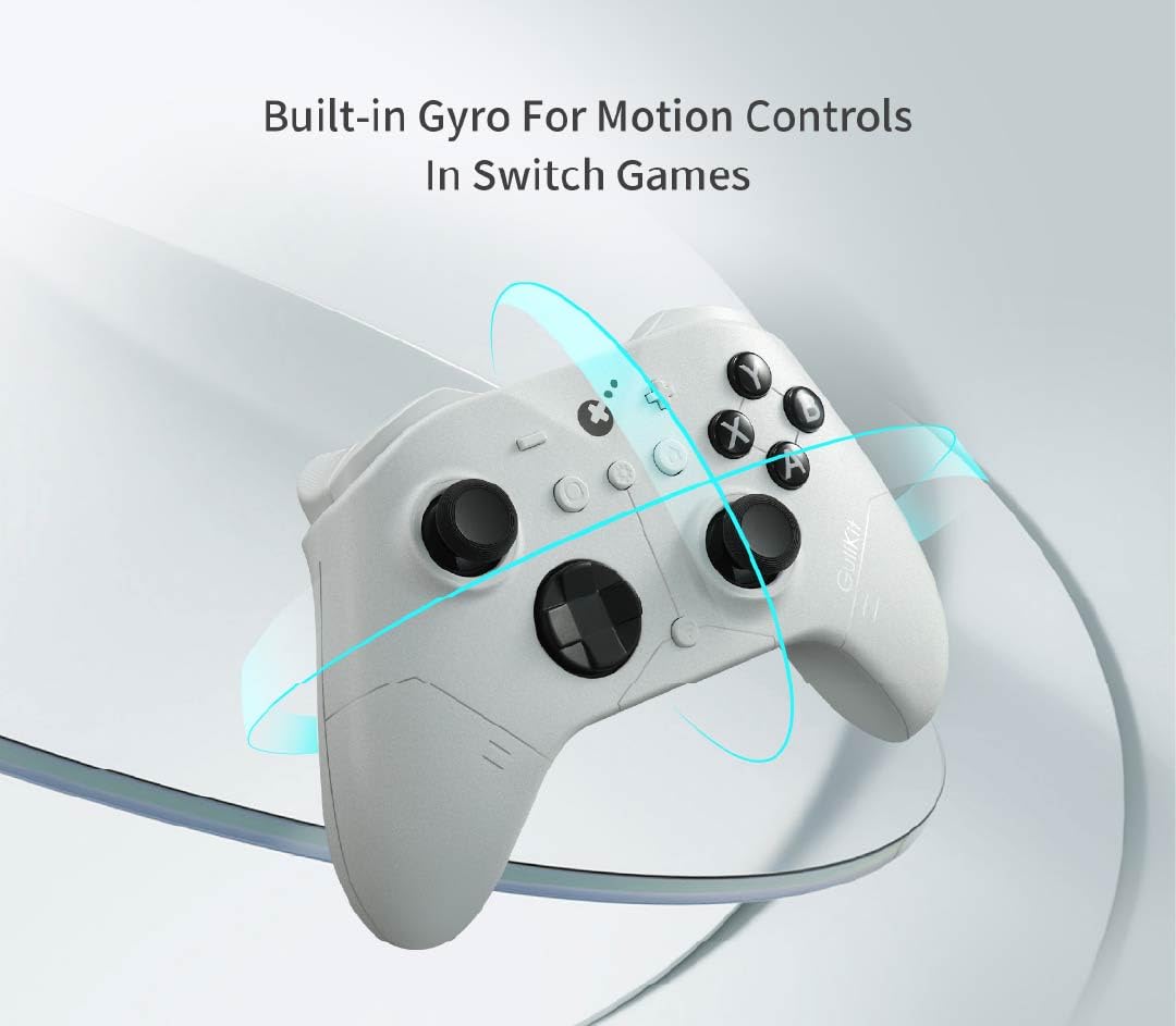 GuliKit ES Fastest Wireless E-sports Game Controller with Lowest Wireless Latency 3.25ms, 2200-level