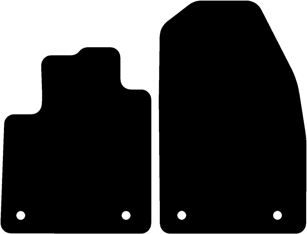 Fussmatten passend für Ford Courier Transit 2024-2026 Passend zur Ausführung: Vorne | Qualität: Prem